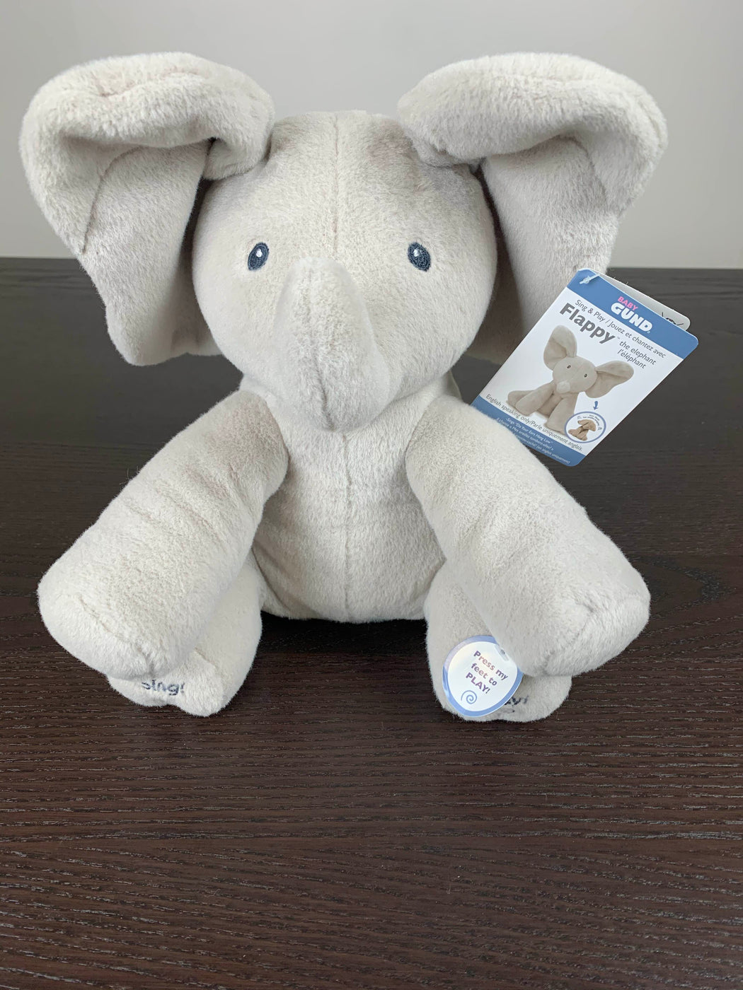 gund flappy the elephant animated plush