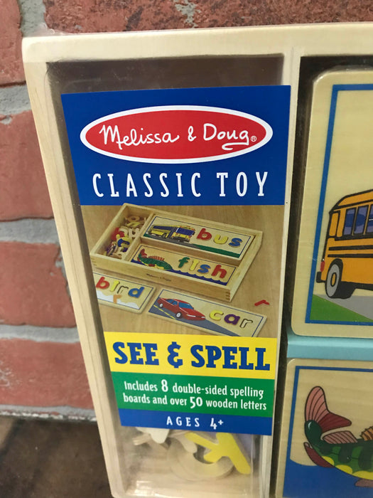 melissa & doug see & spell learning toy