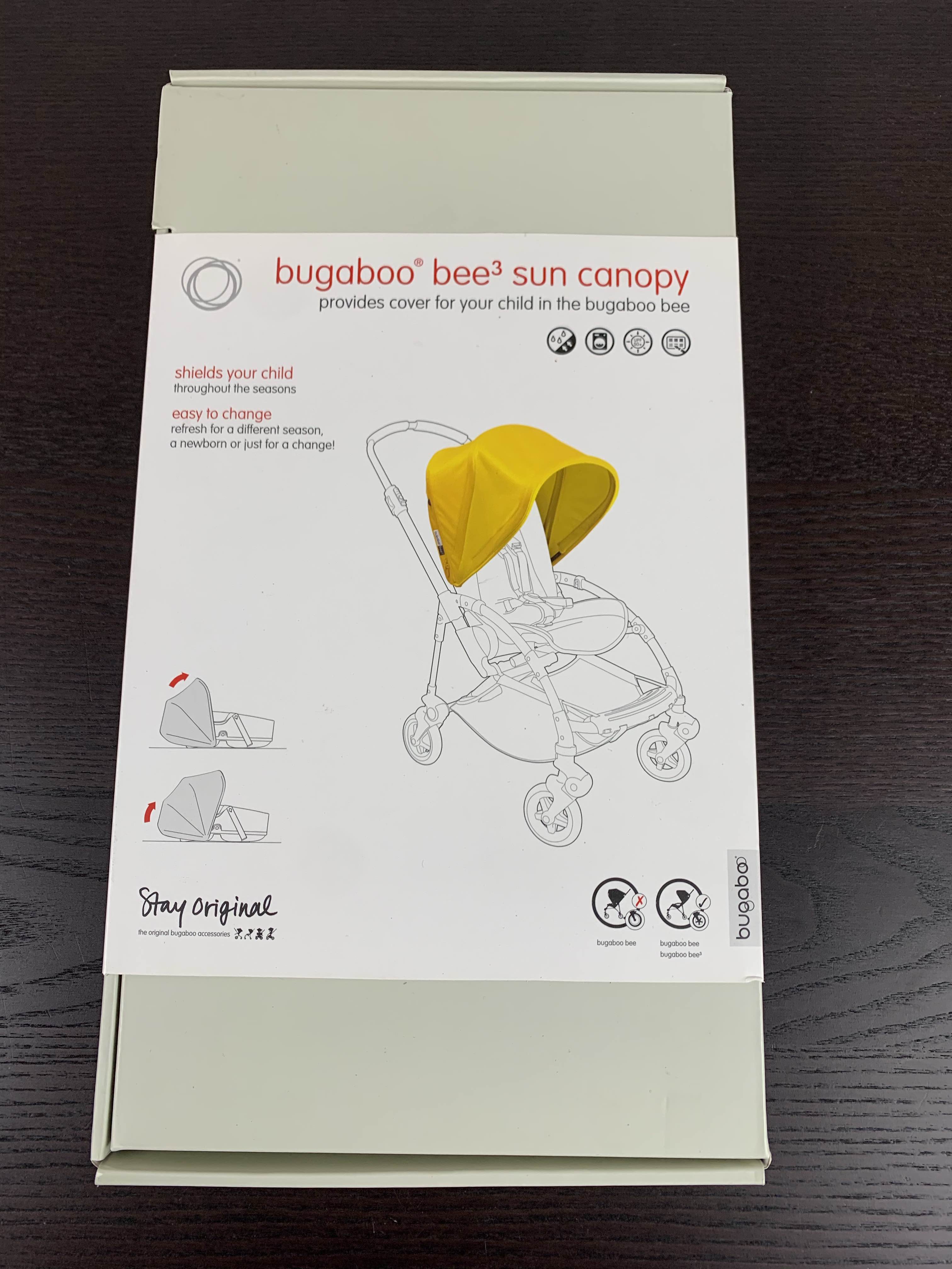 bugaboo bee 3 extendable canopy
