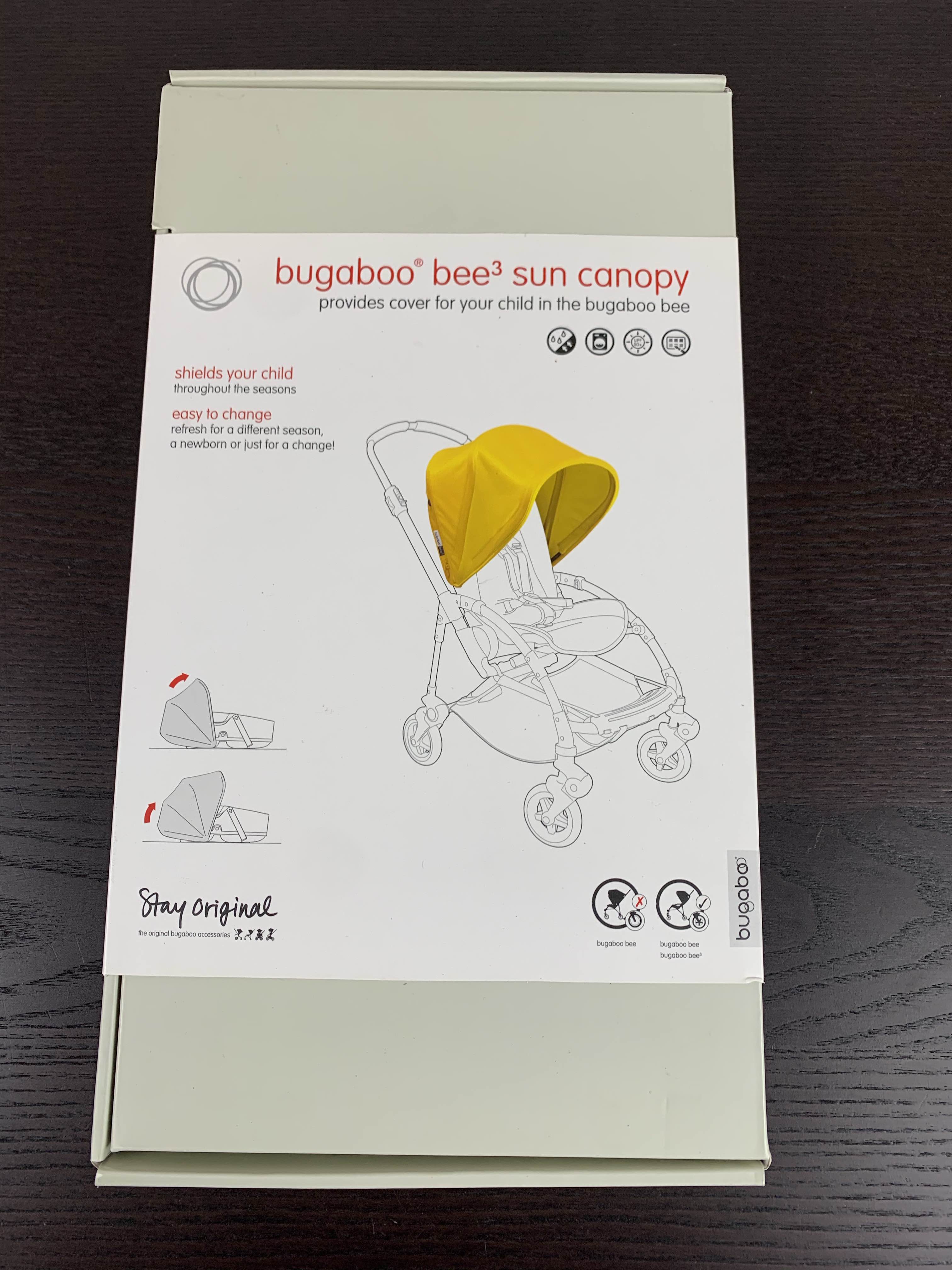 bugaboo bee extendable sun canopy