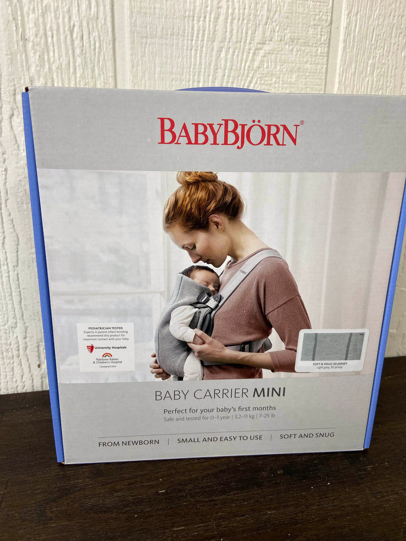 baby bjorn mini carrier light grey