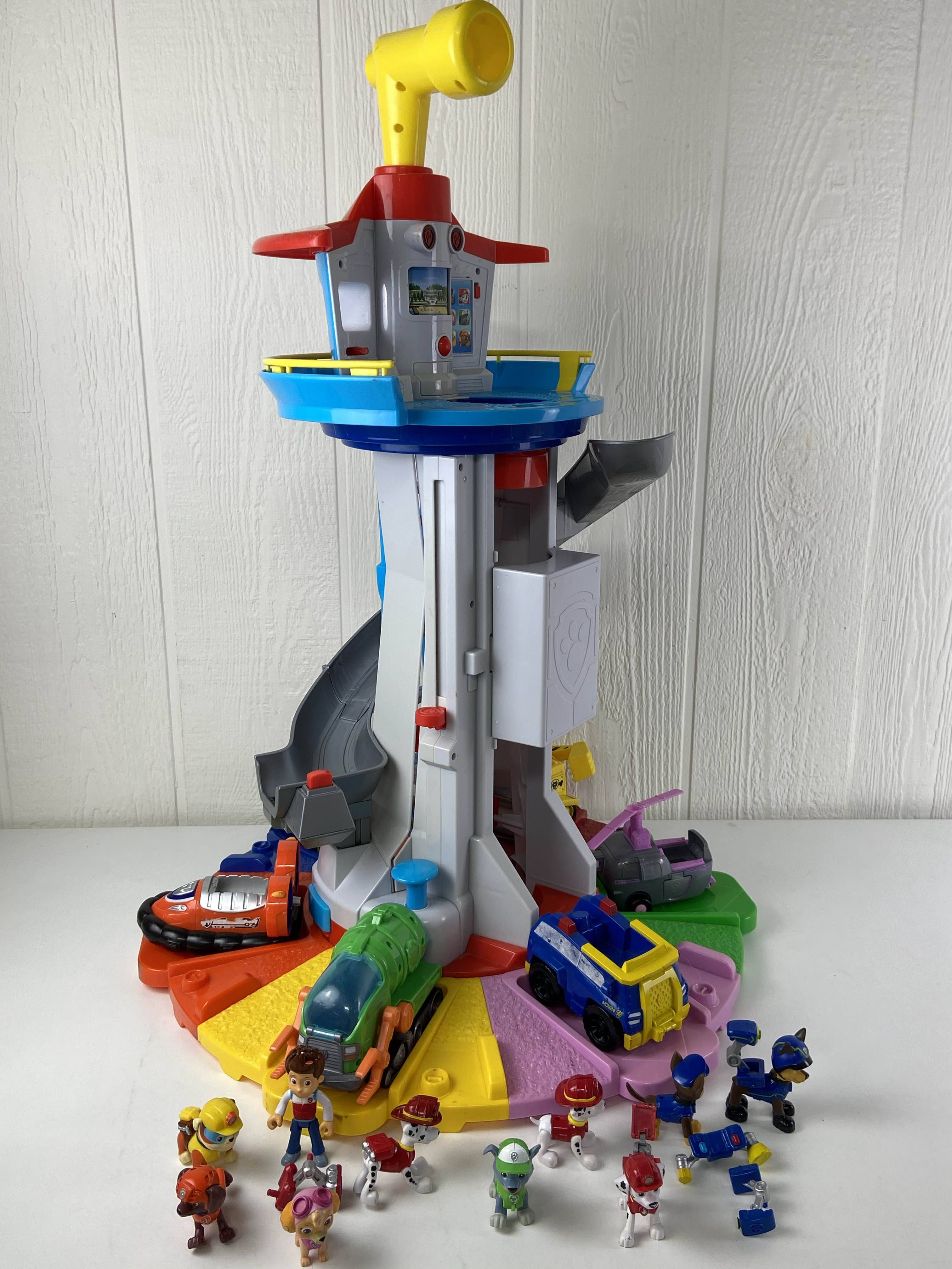 paw patrol mega bloks lookout tower