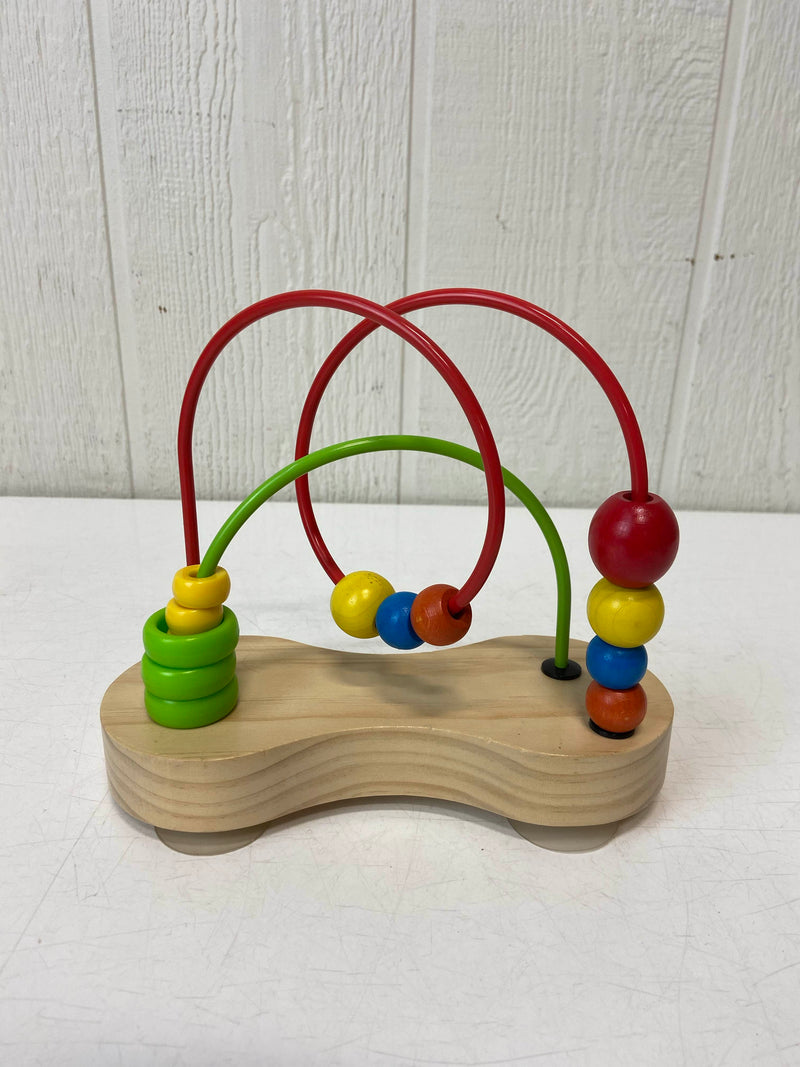 wooden bead maze