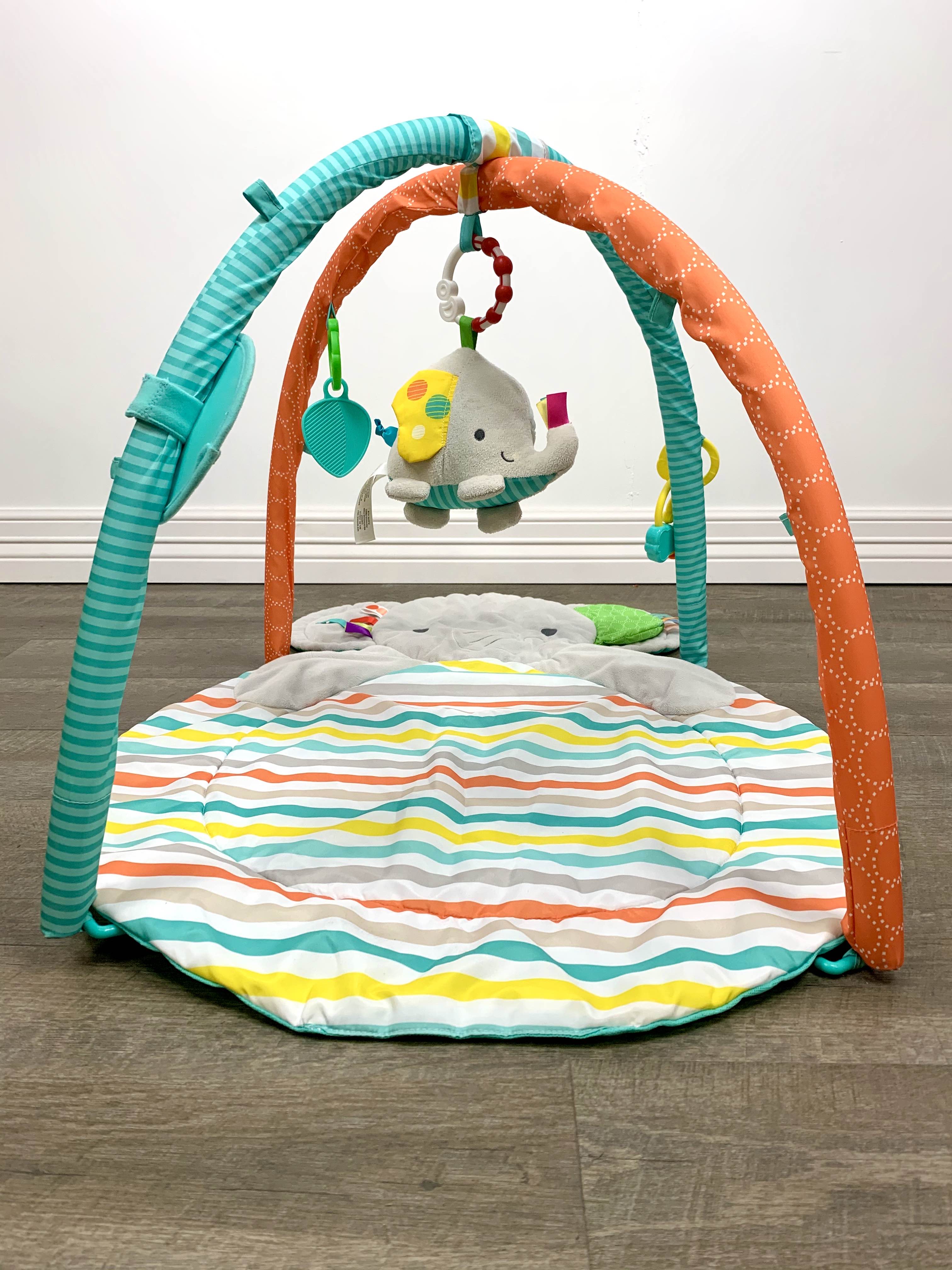 bright starts enchanted elephant baby gym