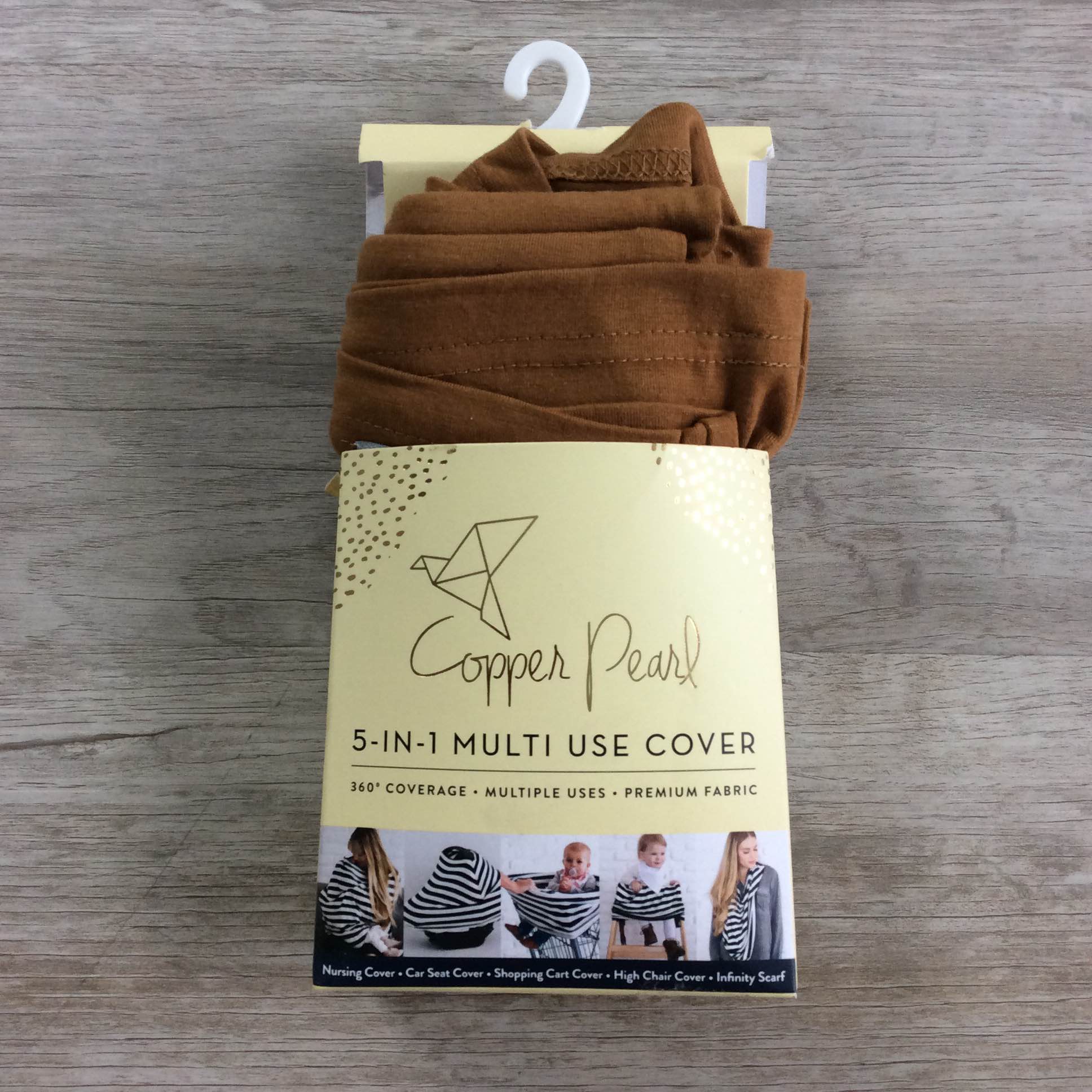 Copper Pearl 5 N 1 Multi Use Cover Camel