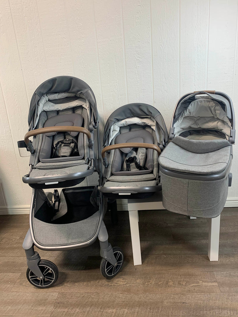 nuna double stroller used