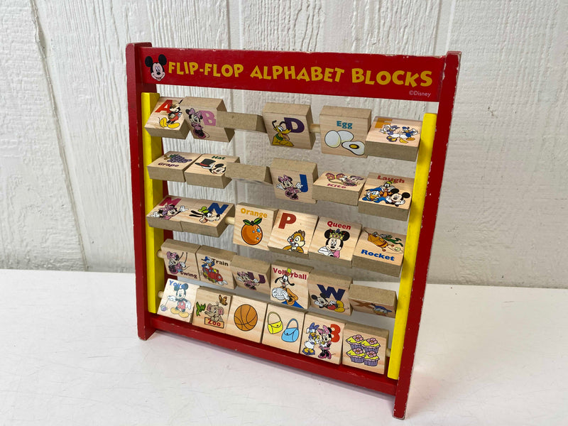 flip flop alphabet blocks