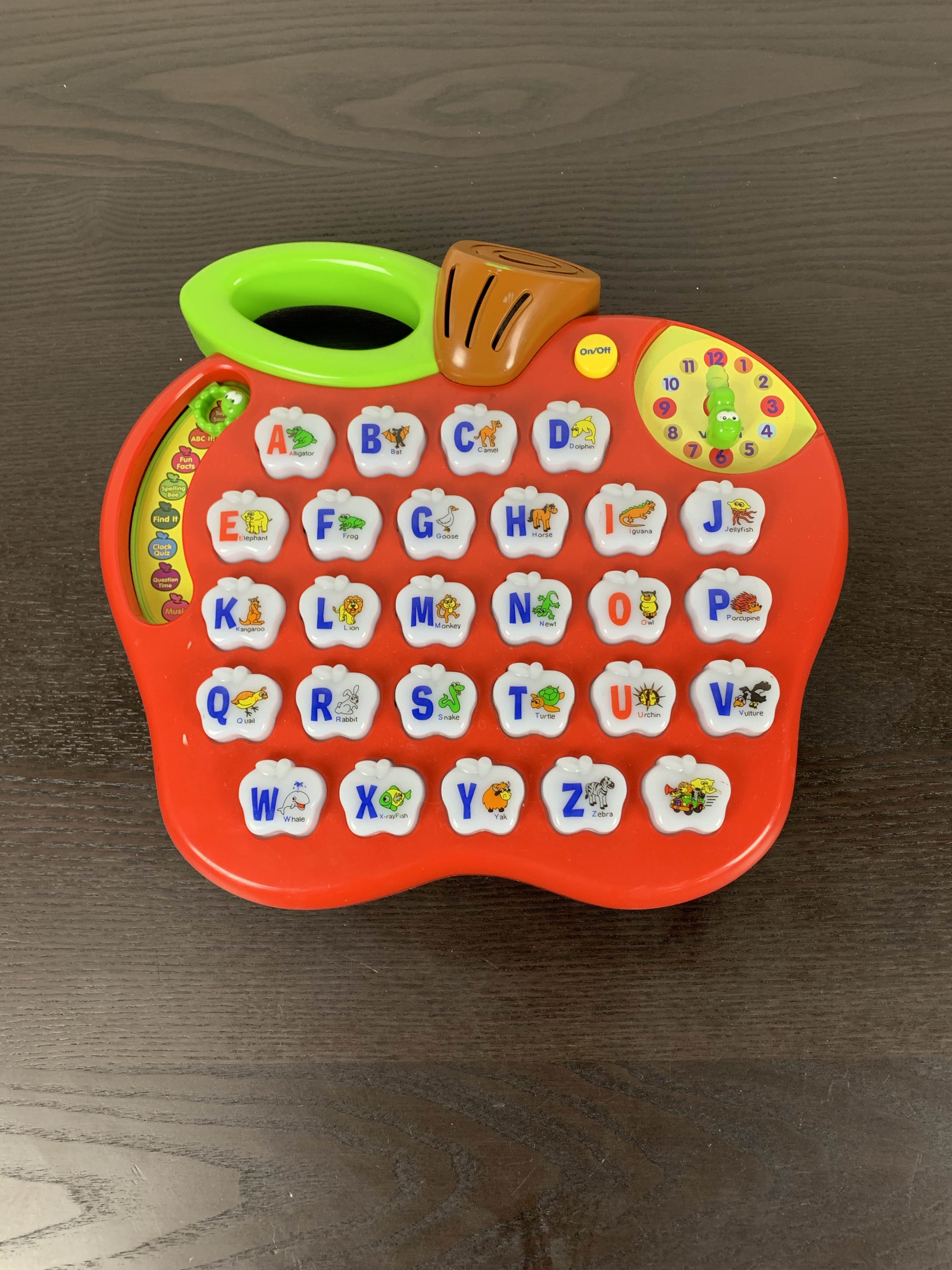 alphabet apple toy