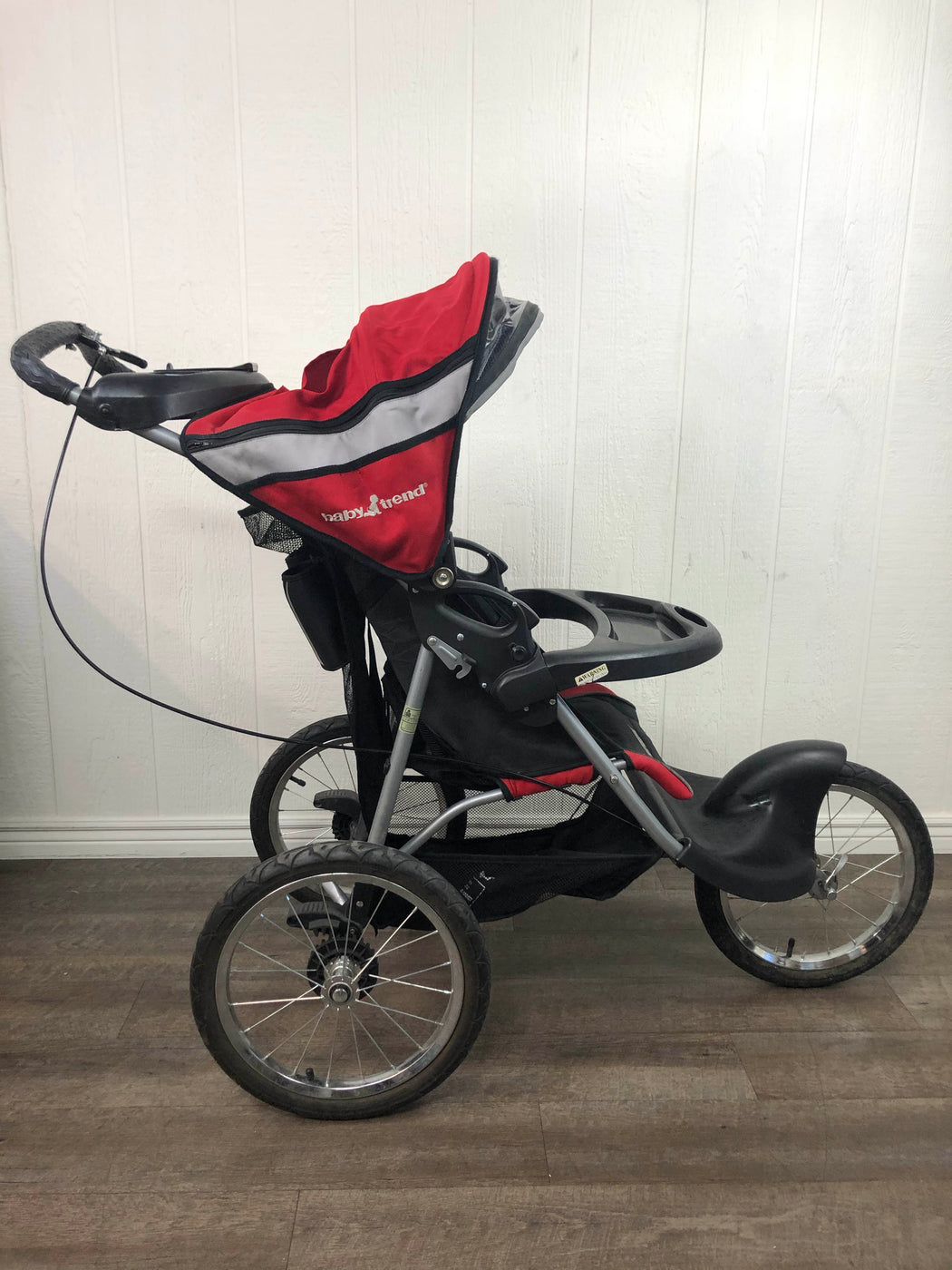 used baby trend double jogging stroller