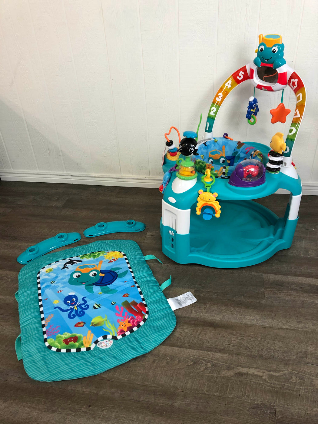 Baby Einstein 2 In 1 Lights Sea Activity Gym Saucer