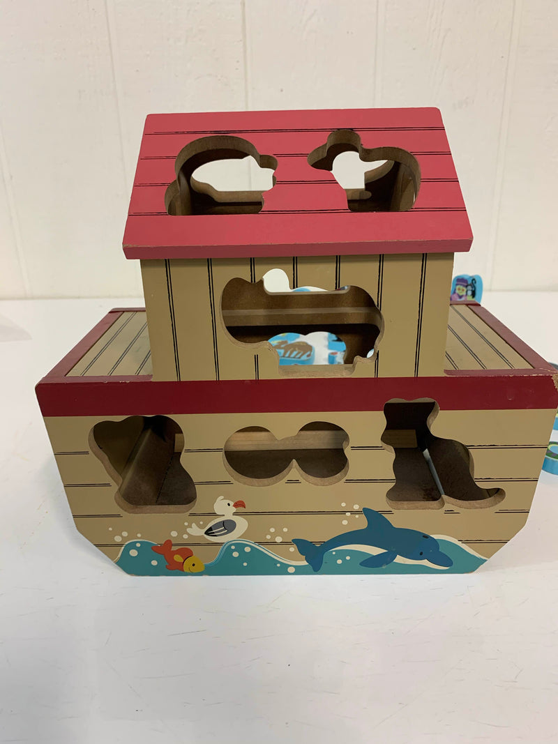 melissa and doug noah's ark shape sorter