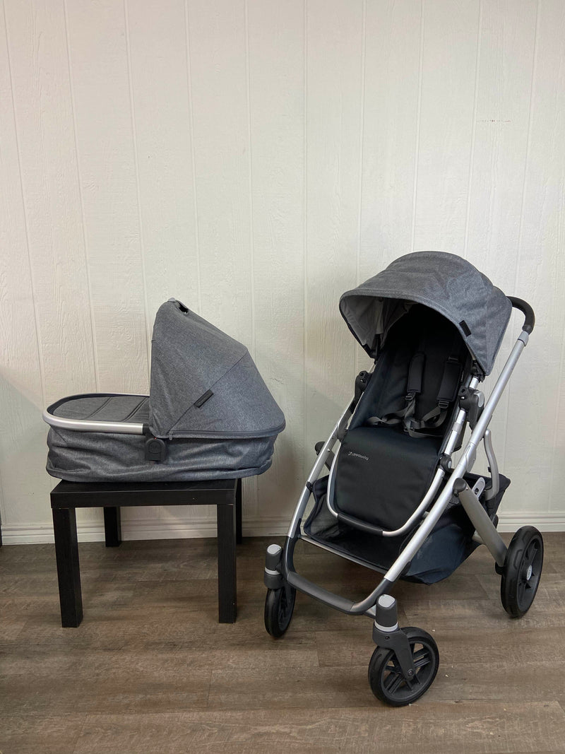 uppababy vista charcoal melange