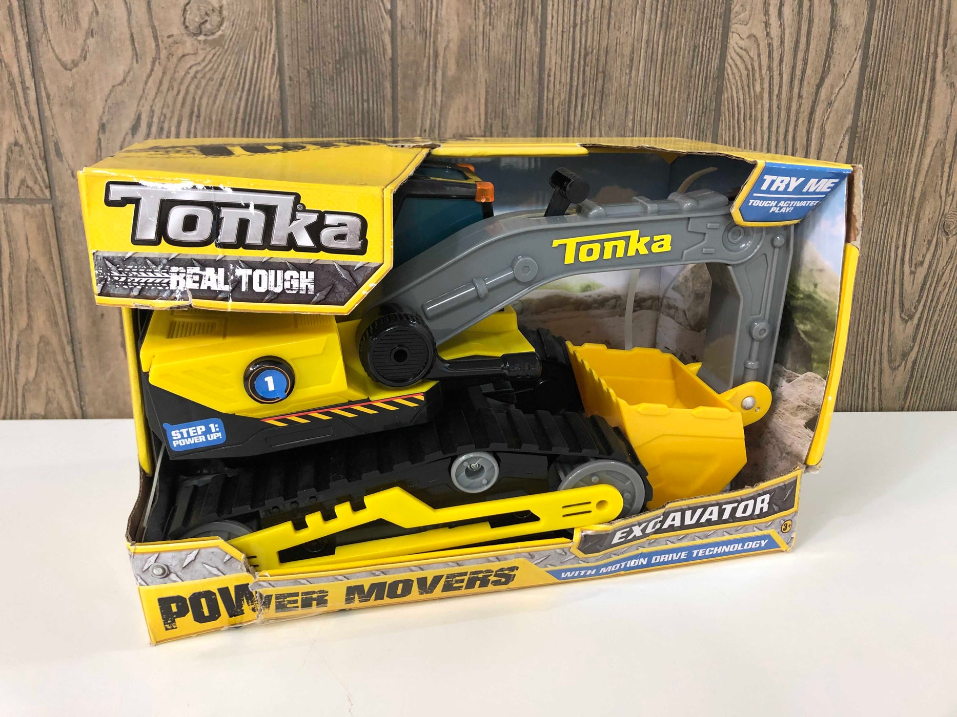 tonka power movers excavator