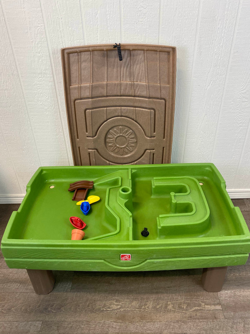 step2 naturally playful sand and water activity table