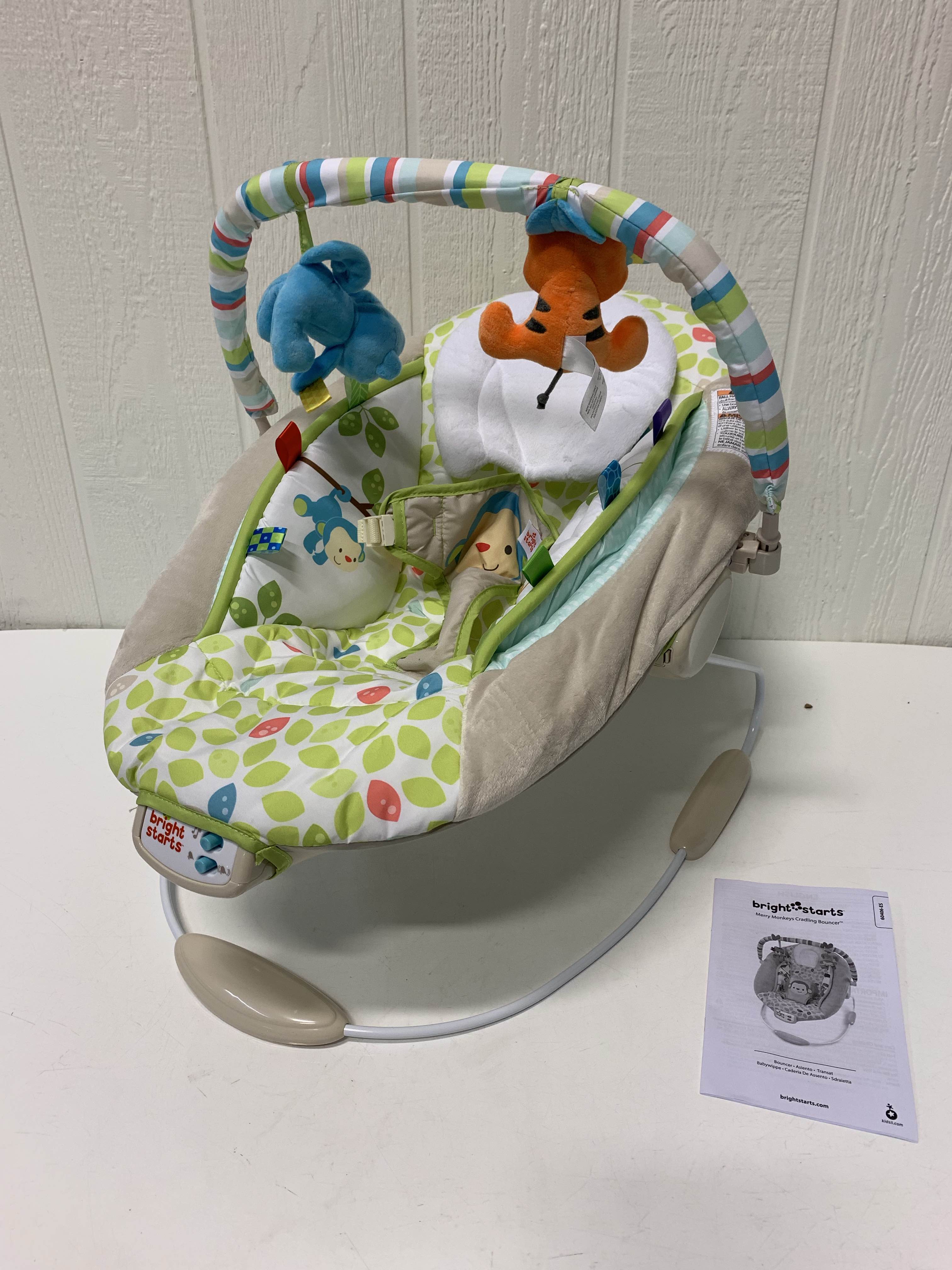 bright starts merry monkeys cradling bouncer