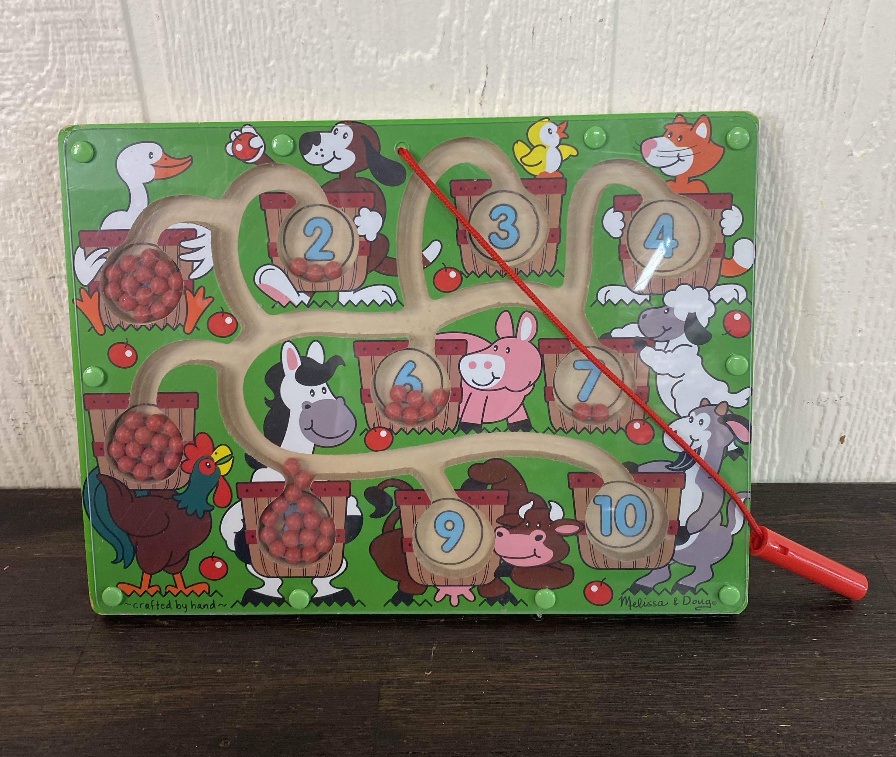 melissa & doug magnetic number maze