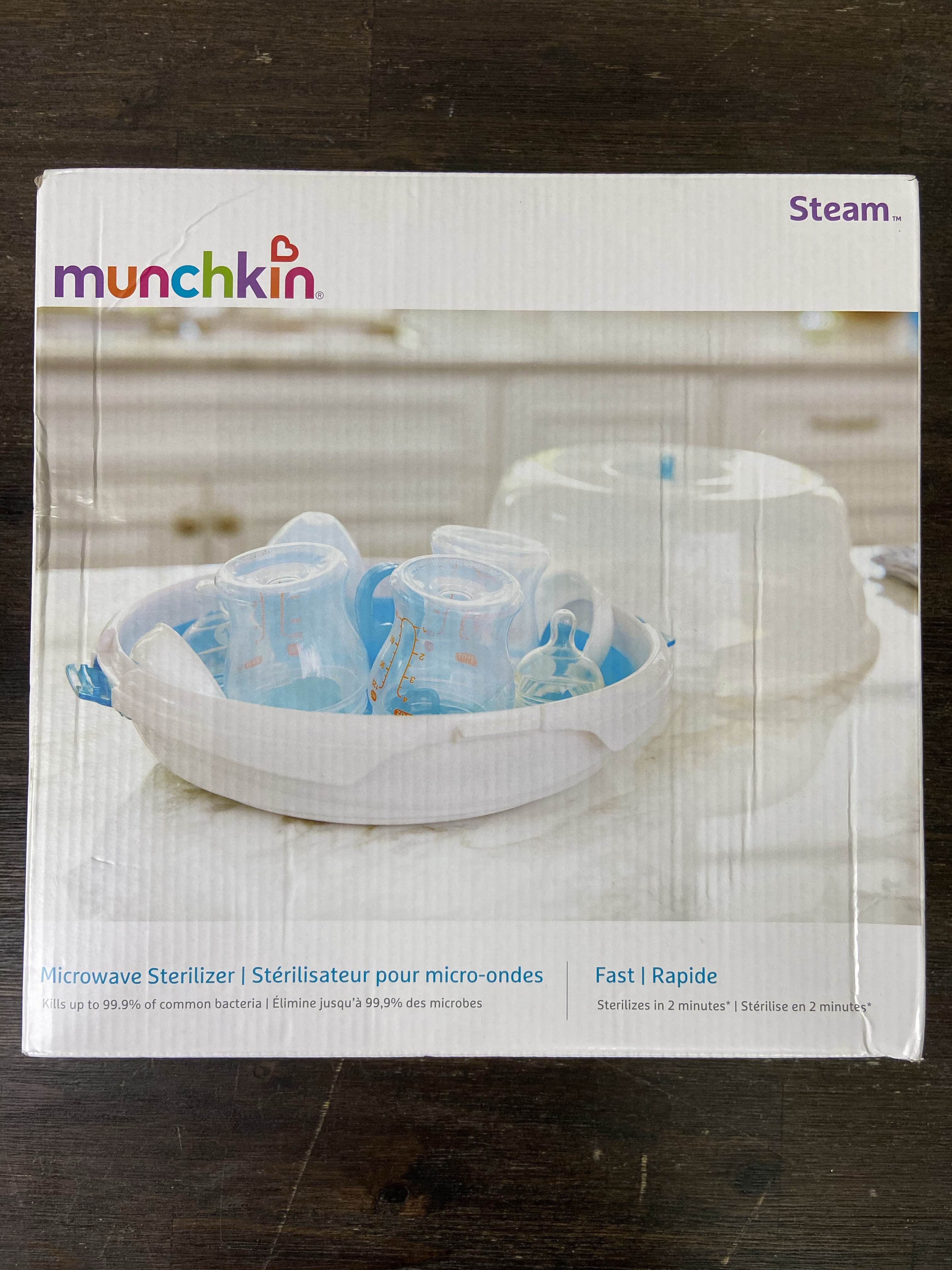 munchkin steam guard microwave bottle sterilizer