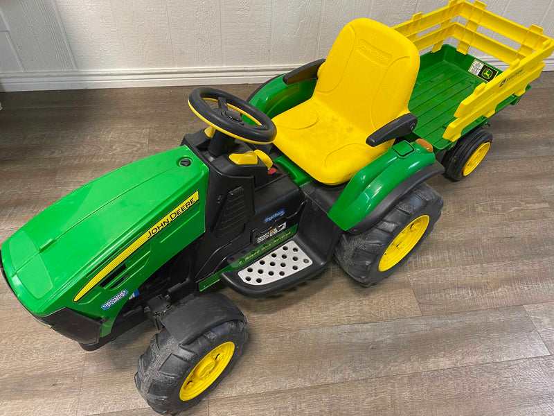 peg perego john deere ride on tractor