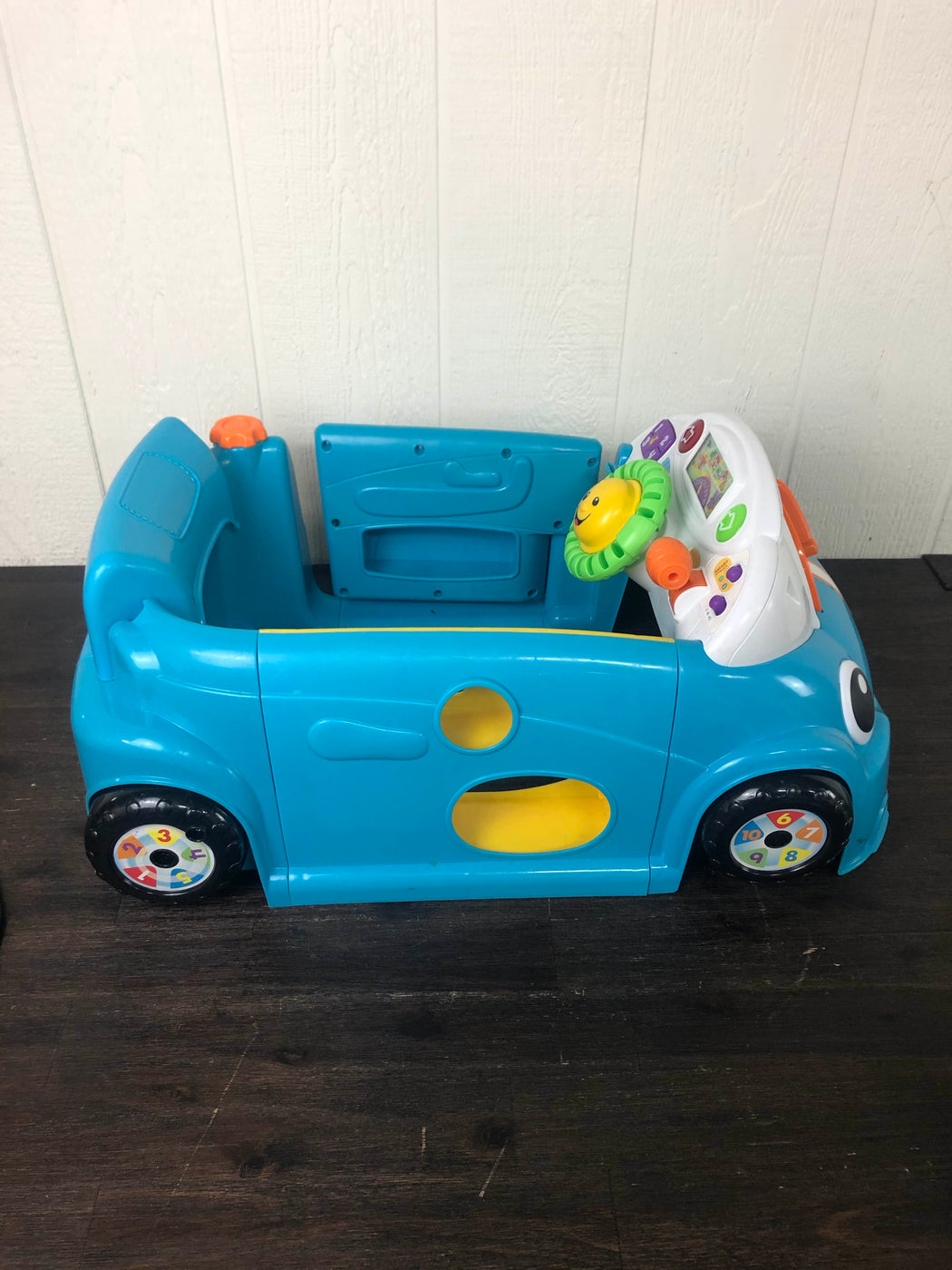 laugh and learn smart stages car blue