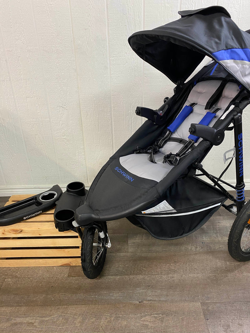 schwinn free wheeler jogging stroller