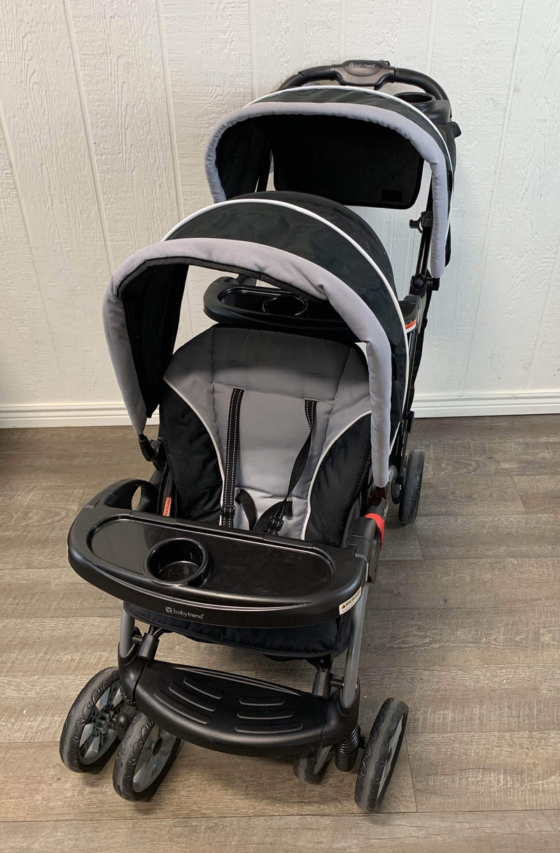 baby trend double stroller pistachio