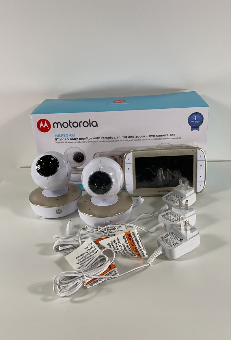 Motorola Mbp50 G2 5 Video Baby Monitor With Two Cameras