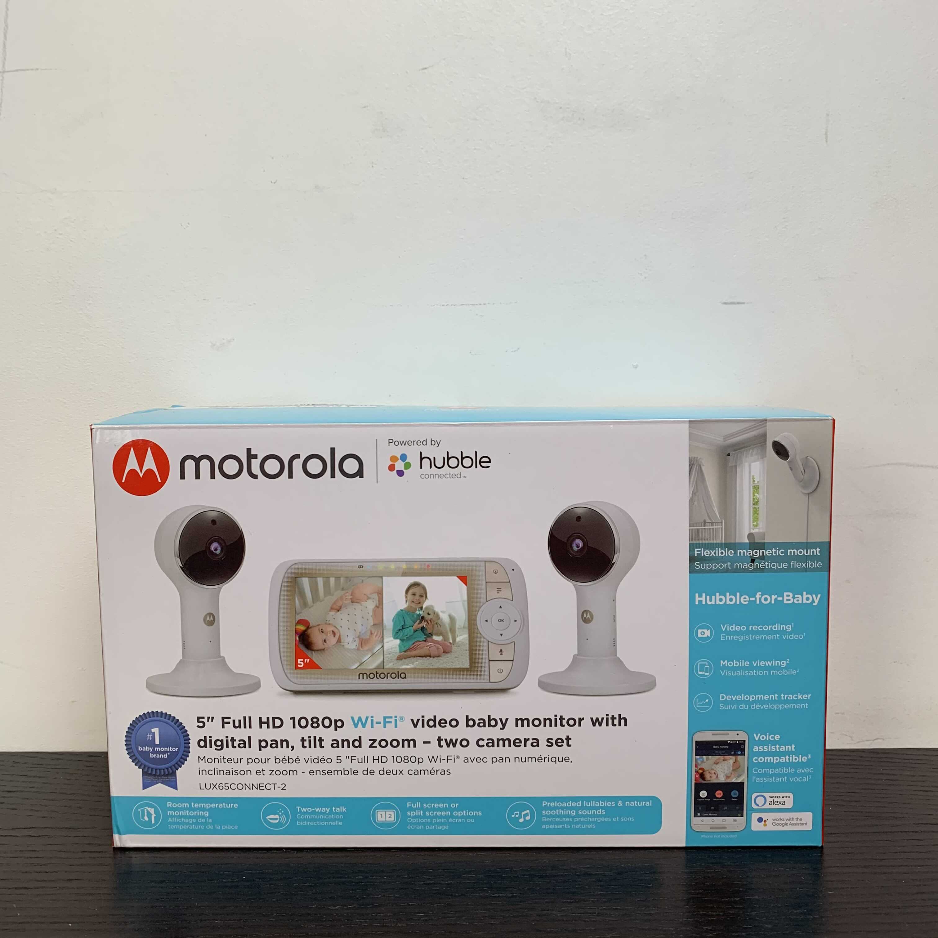 Motorola Lux65 5 Wifi Baby Monitor With 2 Cameras