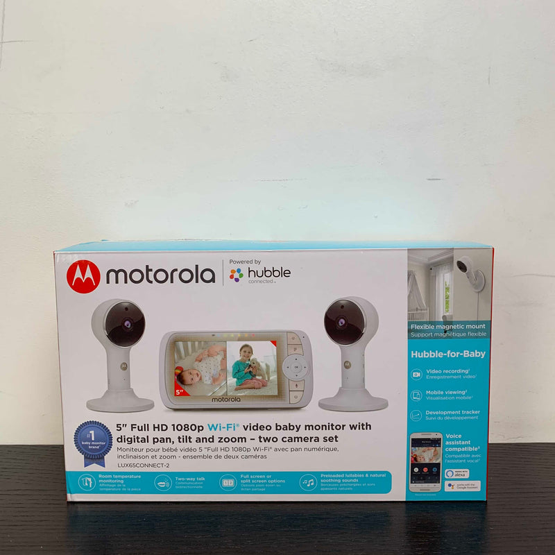 Motorola Lux65 5 Wifi Baby Monitor With 2 Cameras