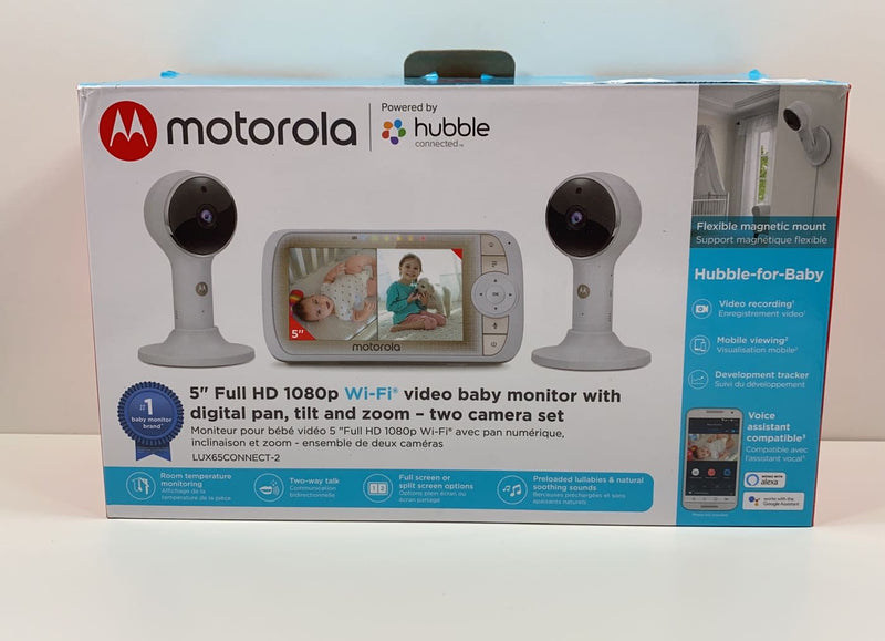 Motorola Lux65 5 Wifi Baby Monitor With 2 Cameras Lux65connect 2