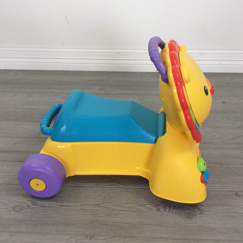 fisher price 3 in 1 sit stride and ride lion