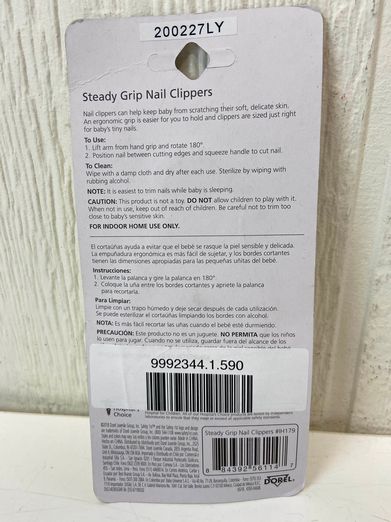 safety 1st hospital's choice steady grip nail clippers