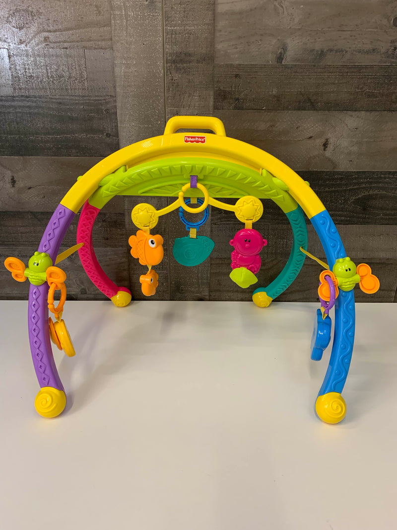 fisher price folding activity gym