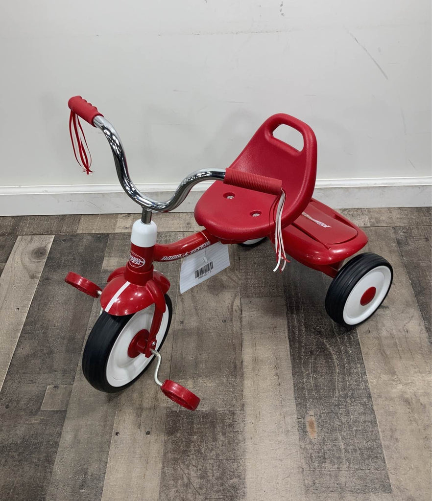 radio flyer fold to go trike with bucket