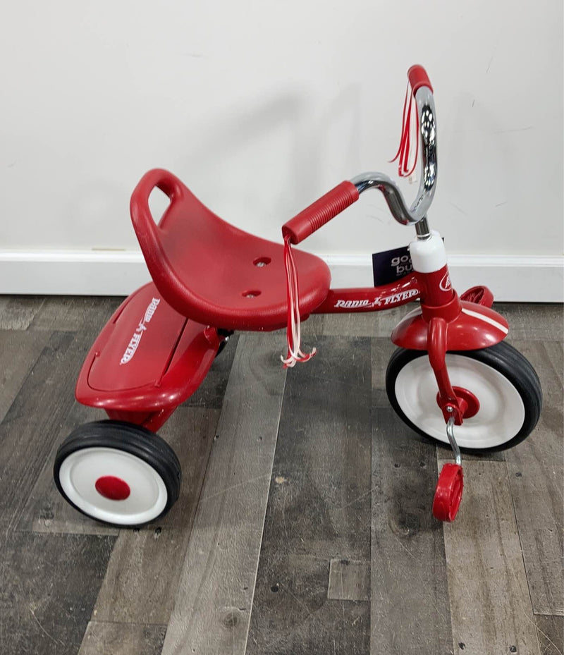 radio flyer fold to go trike with bucket