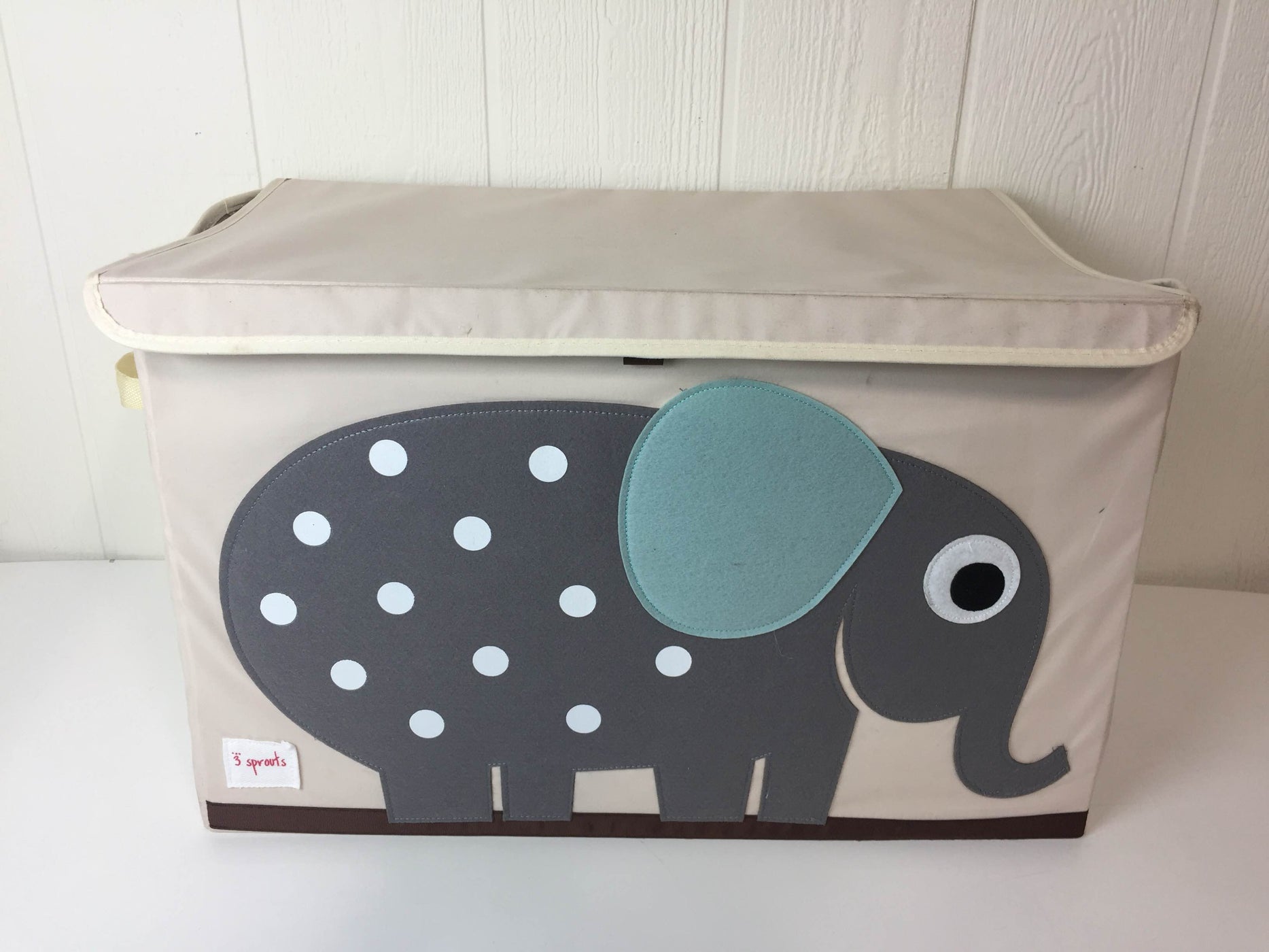 3 sprouts elephant toy chest