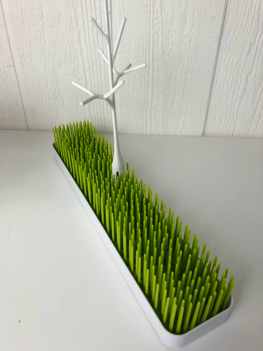 Boon Patch Countertop Drying Rack With Twig Accessory