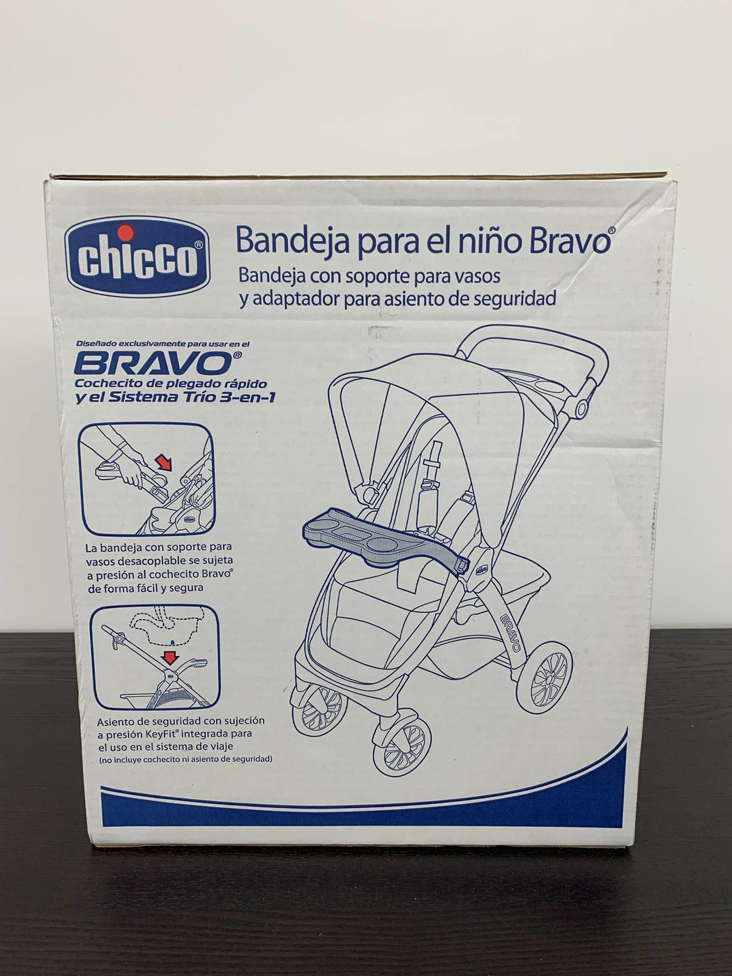 chicco bravo child tray