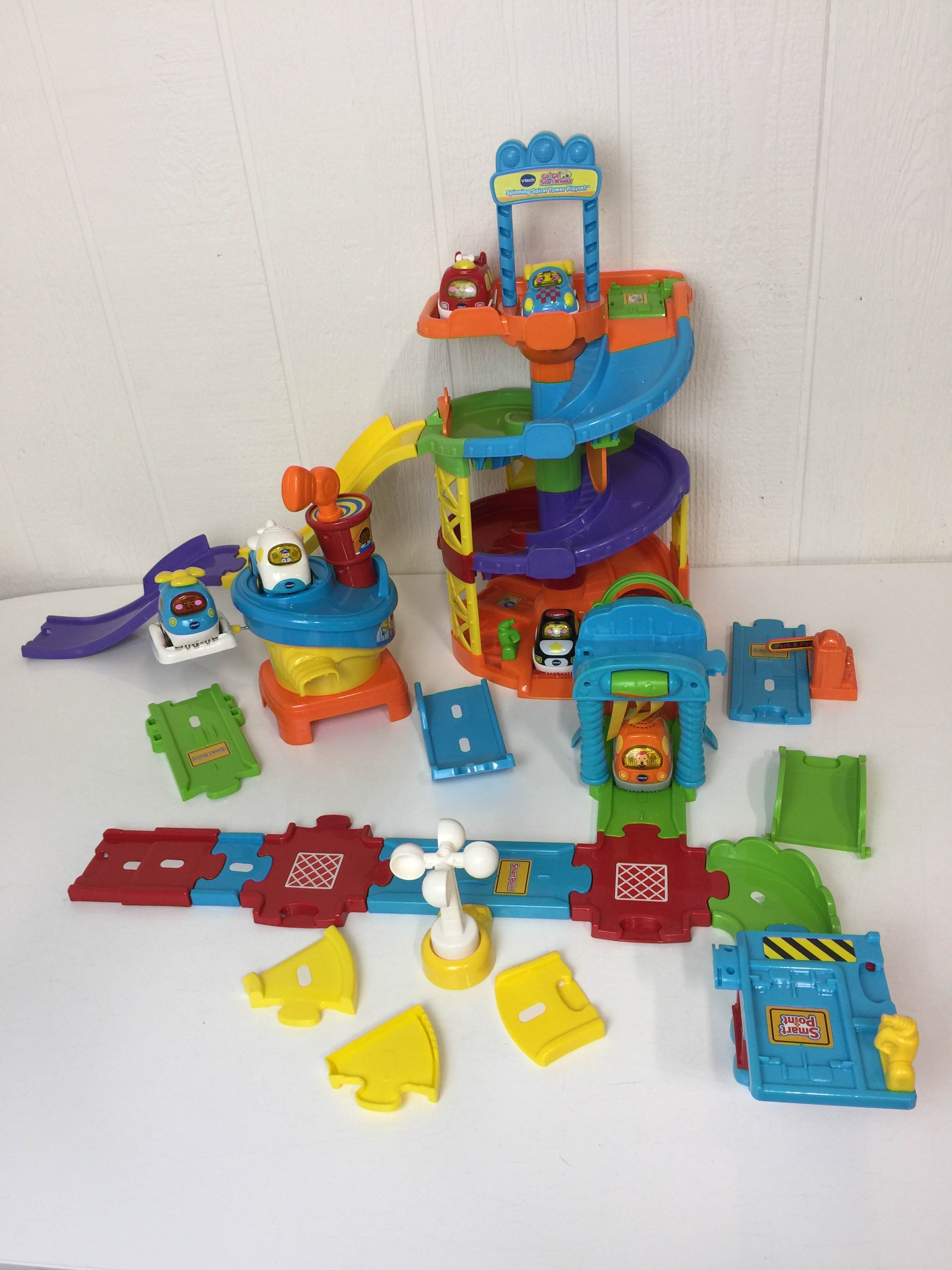 vtech go go smart wheels car wash playset