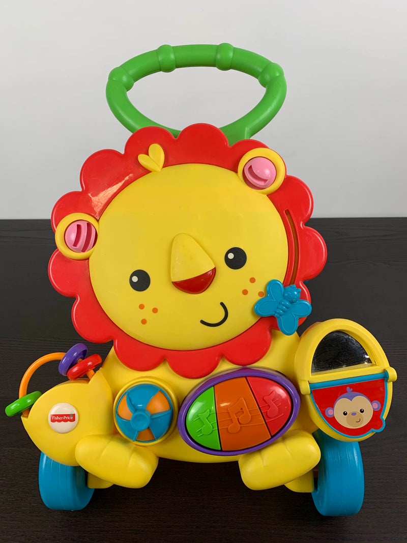 fisher price musical lion walker