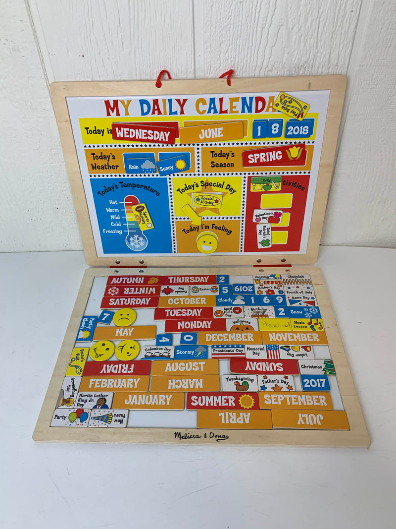 melissa and doug my first daily magnetic calendar