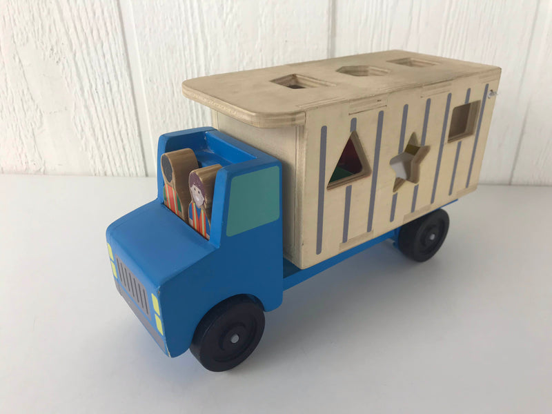 melissa and doug shape sorting dump truck