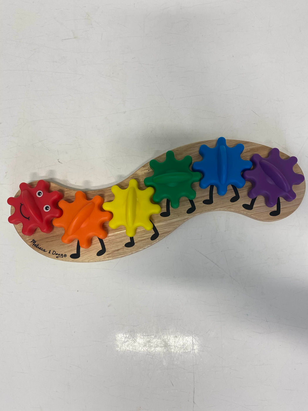 melissa and doug rainbow caterpillar gear toy