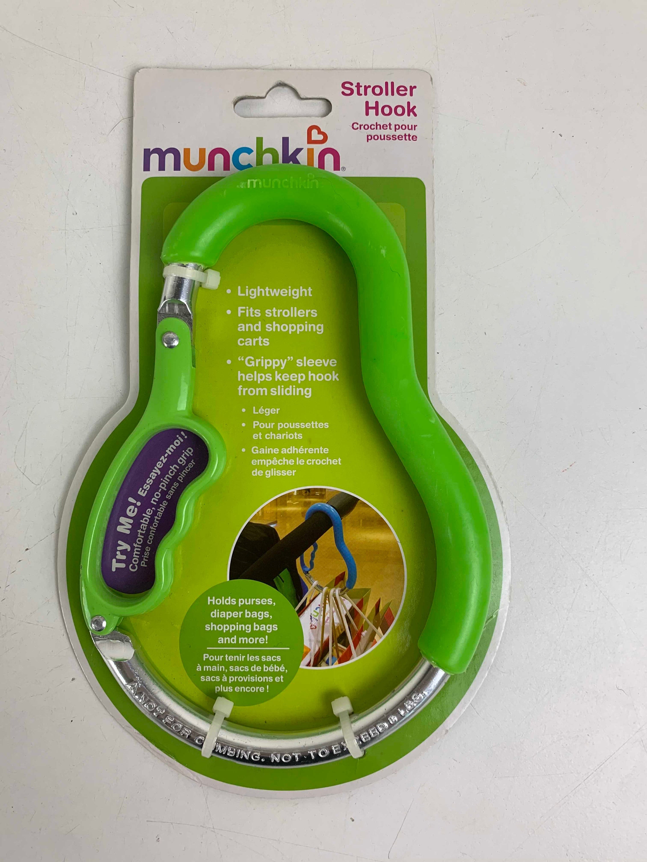 munchkin pushchair hook