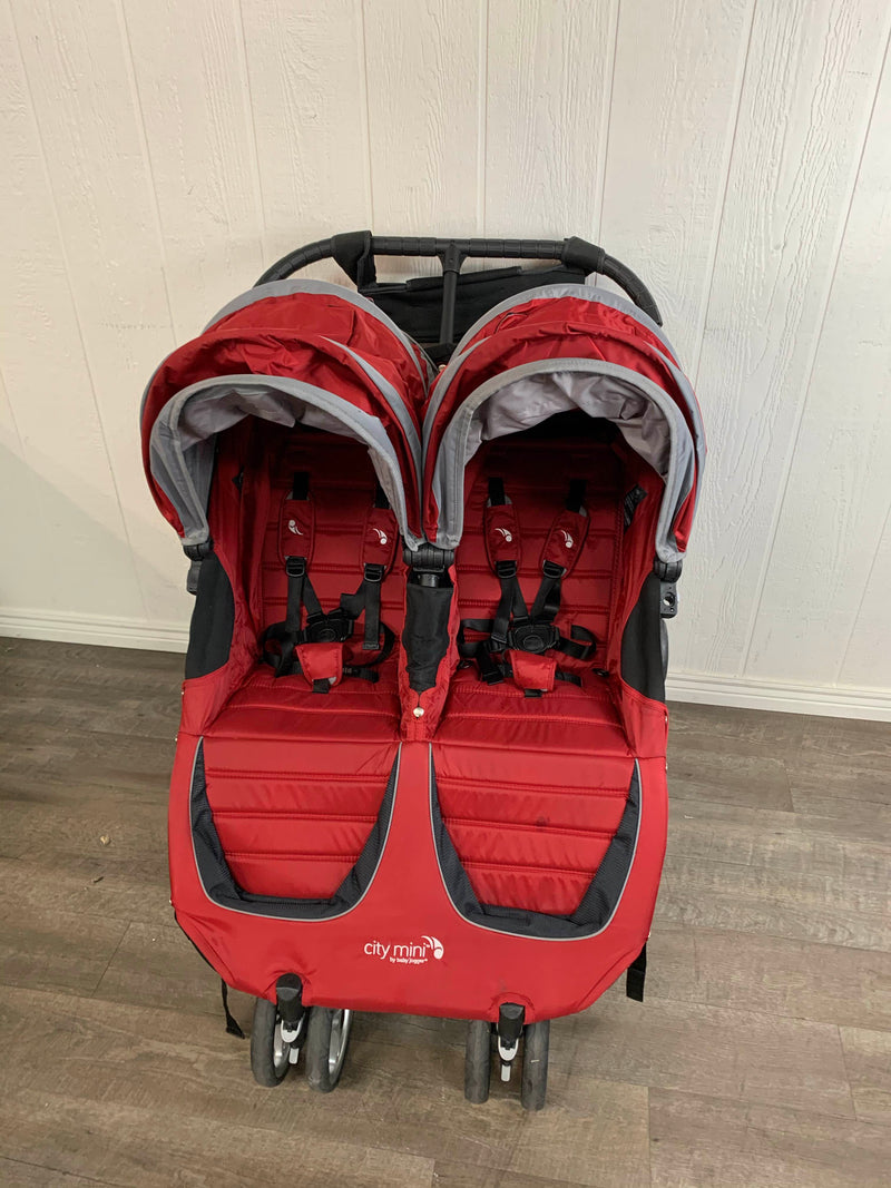 city mini double stroller used