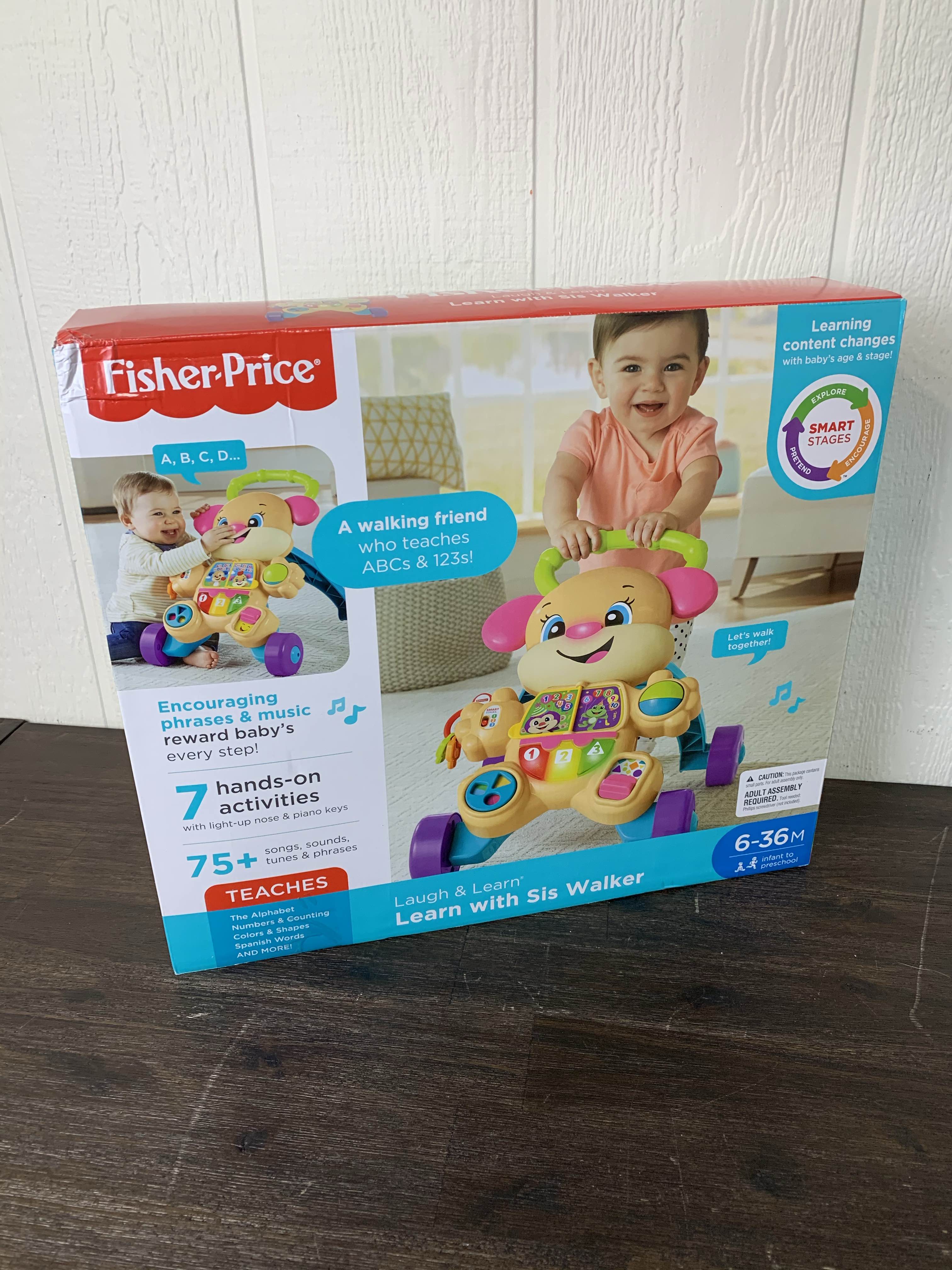 fisher price laugh and learn learn with sis walker