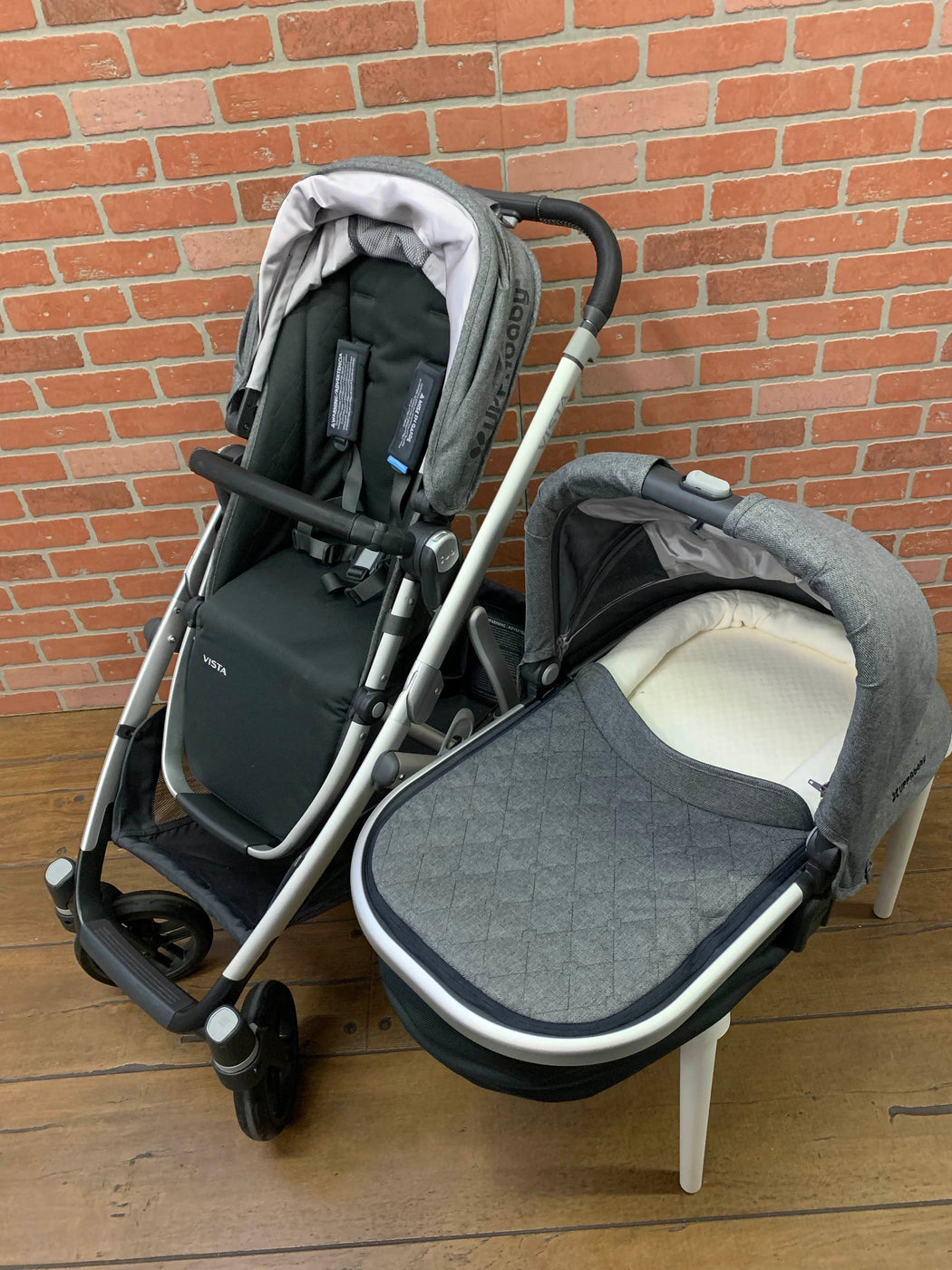 uppababy charcoal melange