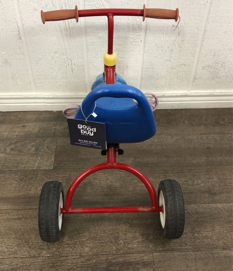 radio flyer fold to go trike with bucket