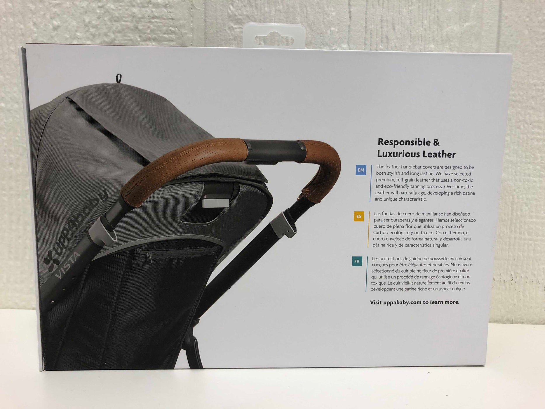 uppababy vista leather handlebar