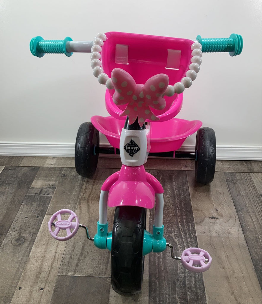 disney's minnie mouse racing trike from huffy