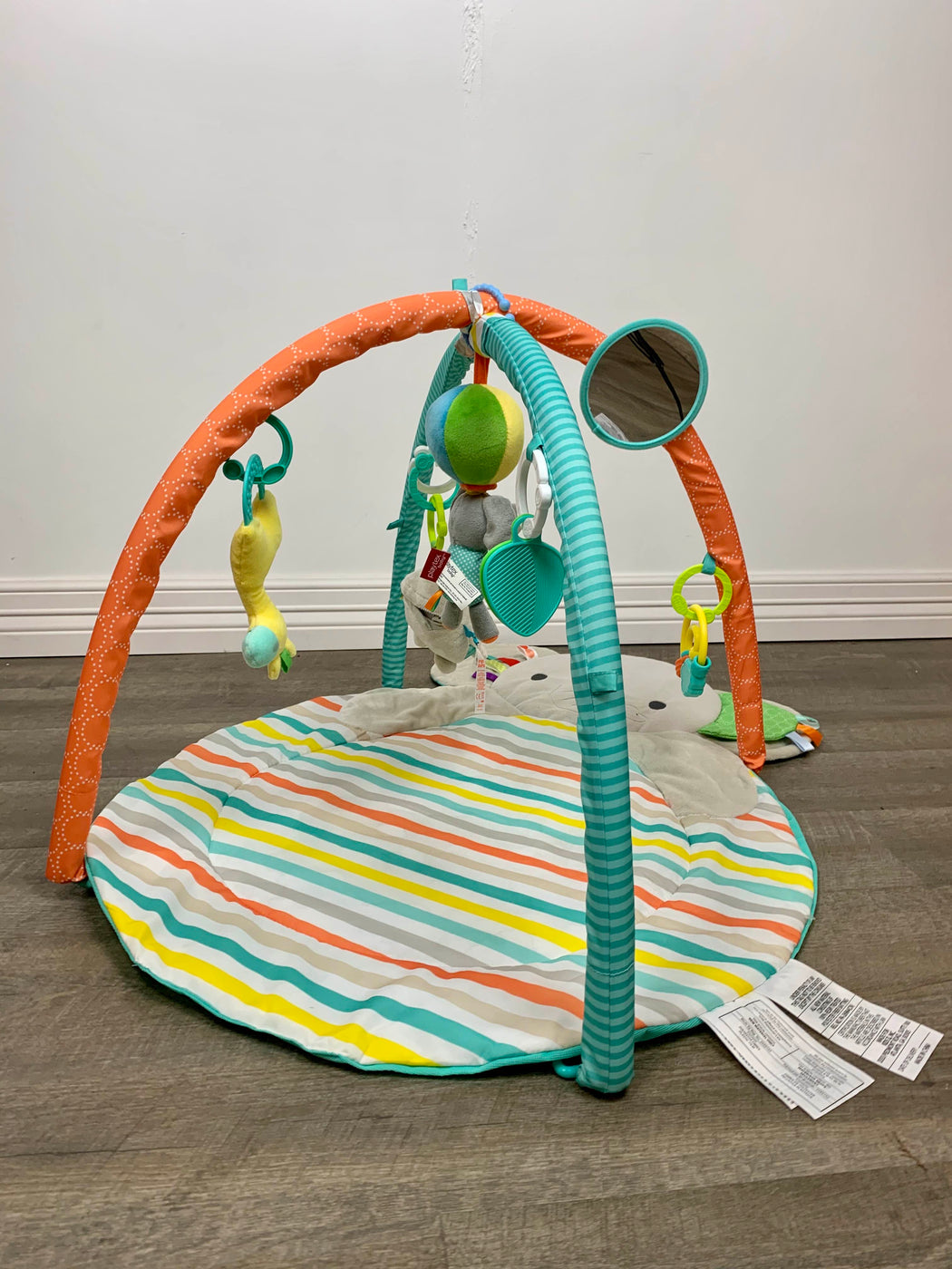 bright starts enchanted elephant baby gym